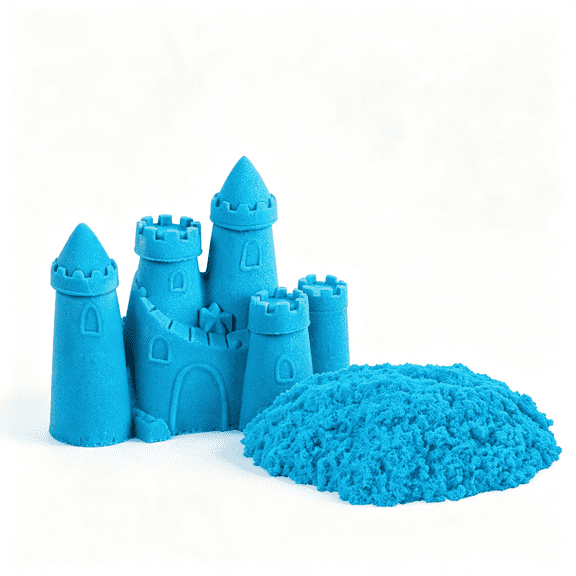 BESTSKY Kinetic Sand 2.5Lb Blue Exclusive,Moldable Sensory Toys,Ages 3+ Shaping Fun Kinetic Sand Kit