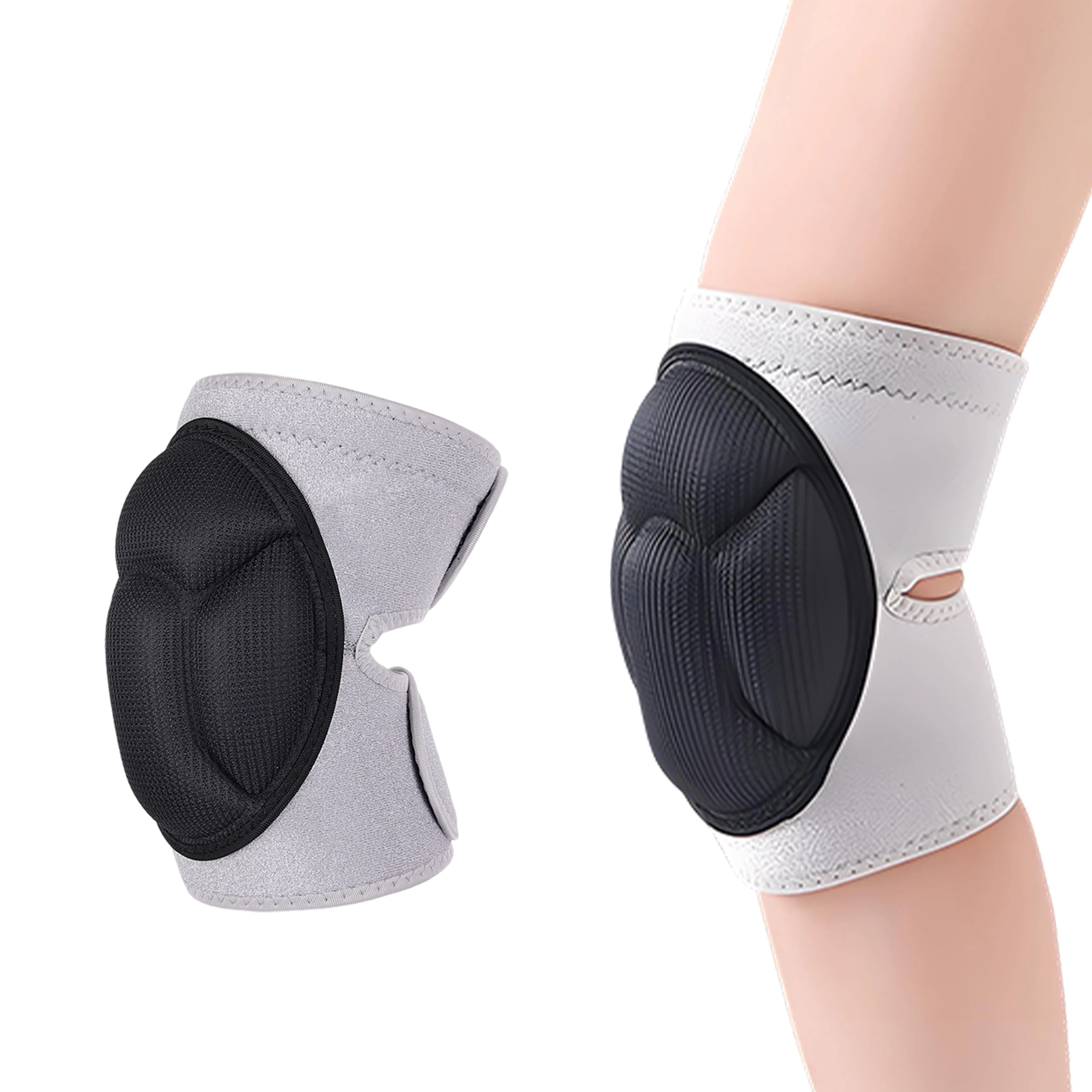 BESTSKY Knee Pads for Women,Silicone Anti-Slip Strip at the Cuff Knee ...