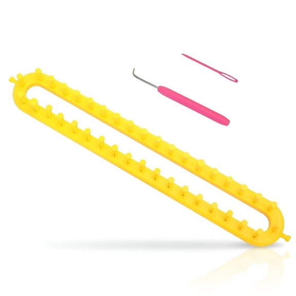 BESTSKY Knitting Loom Scarf Weaving Board,Darning Maker Kit for Beginners,DIY Tools for Home Accessories