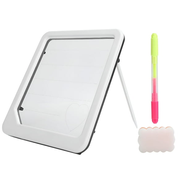 BESTSKY LED Writing Board Electronic Fluorescent Writing Tablet Drawing Display Board for Kid Toy White