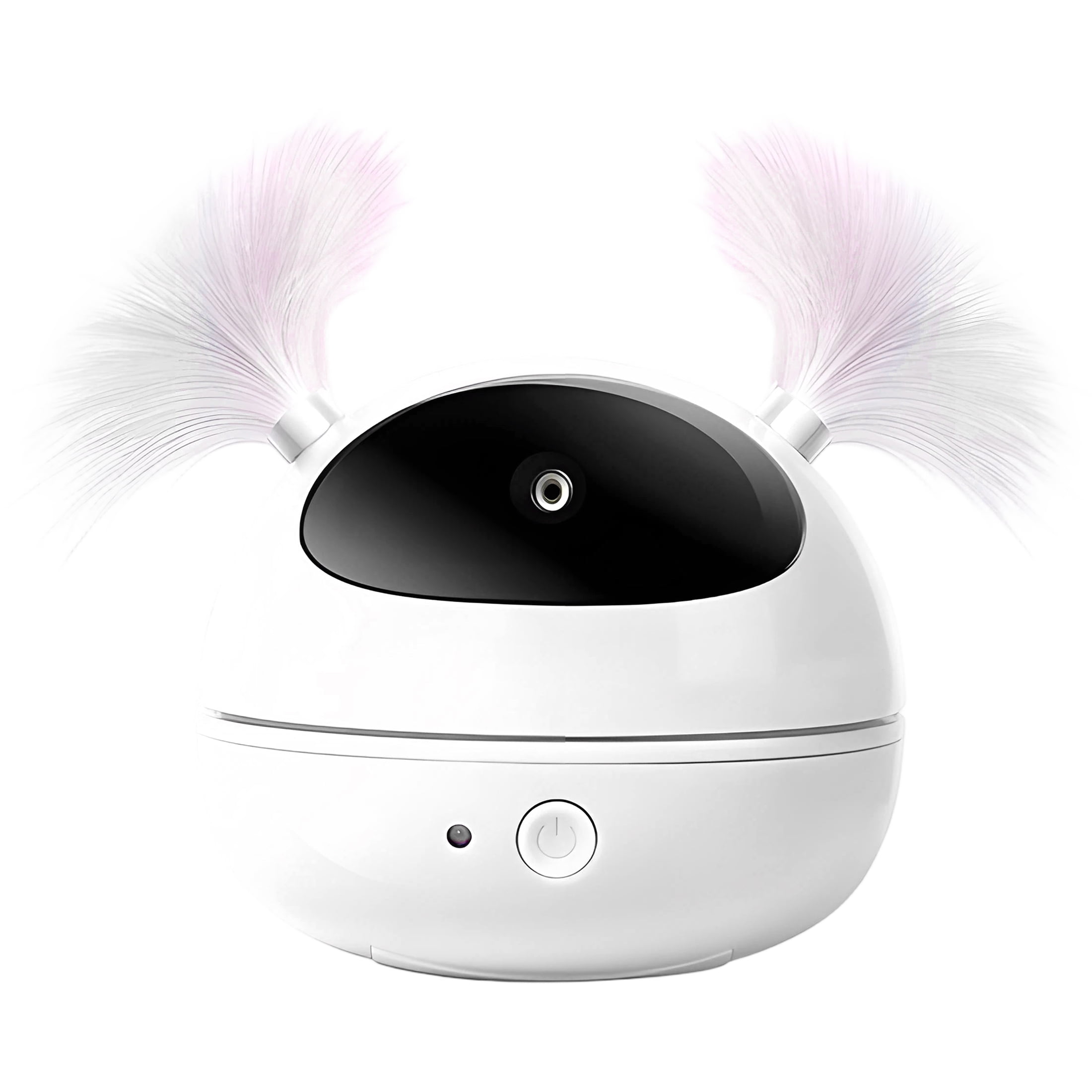 BESTSKY Laser Pointer Cat Toy with Unique Roly-Poly Design, automatic lazer pointer for cat for fun interactive indoor play, Cat Gifts for Cat-Obsessed Families, White