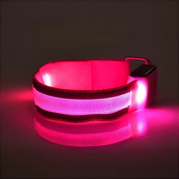 BESTSKY Led Armband for Running, Running Lights for Runners Rechargeable, Running Lights, High Visibility Reflective Running Gear for Running Walking Cycling