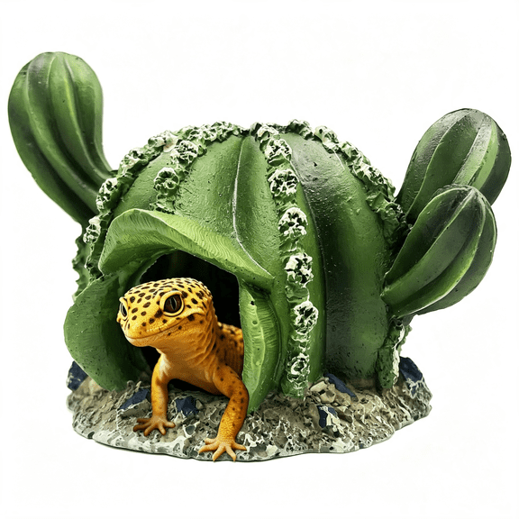 BESTSKY Leopard Gecko Reptile Hide Bearded Dragon Caves Strawberry Lizard Hideout Tank Accessories Crested Snake Dcor Amphibian Habitat Decoration Cute Strawberry Reptile Hide