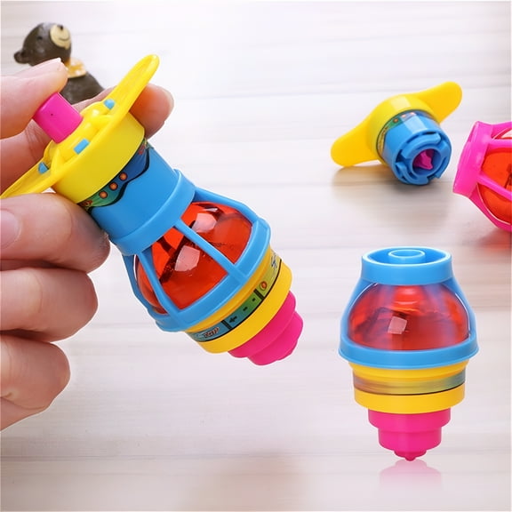 BESTSKY Light Up Spinning Top Birthday Gifts for Kids,Halloween Goodie Bags Stuffers Toys,Novelty Toys Glow in The Dark with Musical Flash Gifts for Boys Girls,Treasure Box Toys