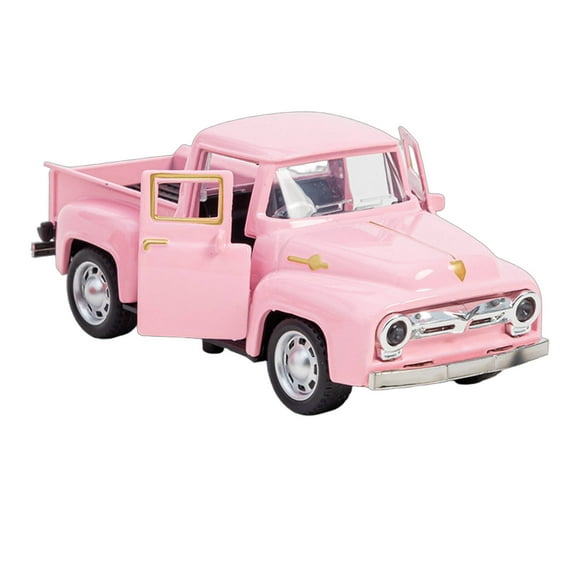 BESTSKY Little Blue Truck,Not Easily Deformed Trucks for Toddlers 2-4 Years,Off-Road Tires Toy Trucks,Pink