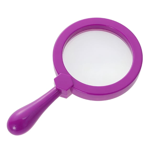 BESTSKY Magnifying Glass Portable Children Detective Explore Learning Toy Handle Magnifier for Kids (Purple)