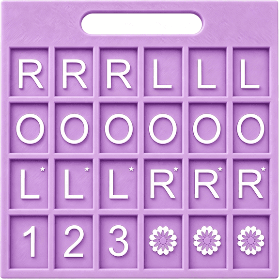 BESTSKY Mahjong Practice Board Passing Cheat Sheet Charleston Study Aid for Solo Drills Tabletop Guide for Left Right Across Sequence Essential Nmjl Mahjong Accessory Purple