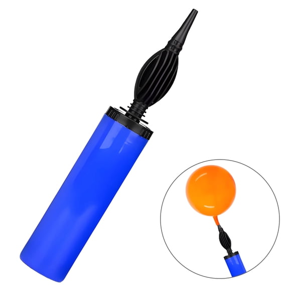 BESTSKY Manual Balloon Pumps – Dual-Channel Balloon Blower Machine for Higher Efficiency, Fun Air Pump for Parties and Events, 1.97x1.97x0.98 In, Blue