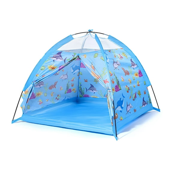 BESTSKY Marine World Kids Play Tent Girls Boys Playhouse Indoor Outdoor Birthday Gift Present