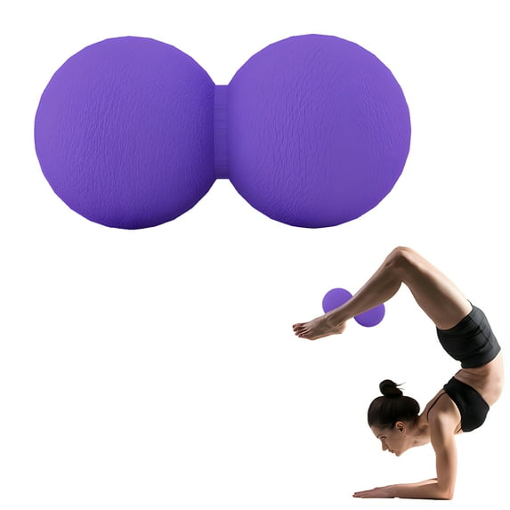 BESTSKY Massage Ball,4.7"*2.4"*2.4" Foot Massage Ball,Sweatproof Lacrosse Ball Massage Ball Therapy,Purple