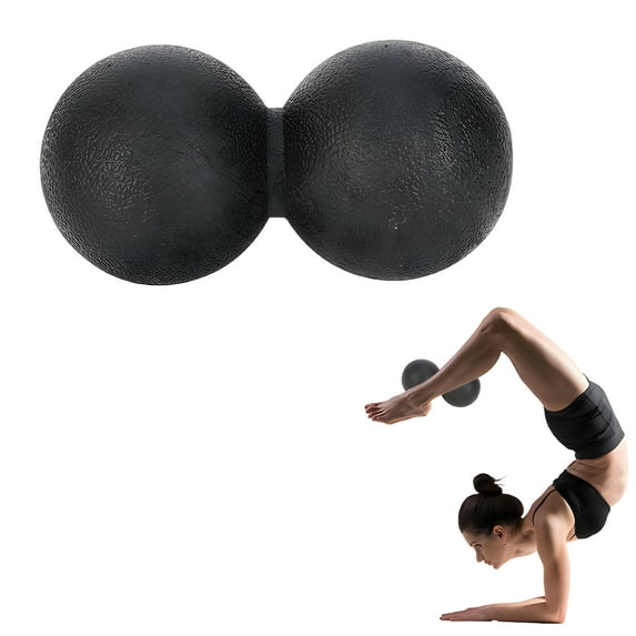 BESTSKY Massage Ball,4.7"*2.4"*2.4" Massage Ball For Back,Sweatproof Lacrosse Ball Massage Ball Therapy,Black