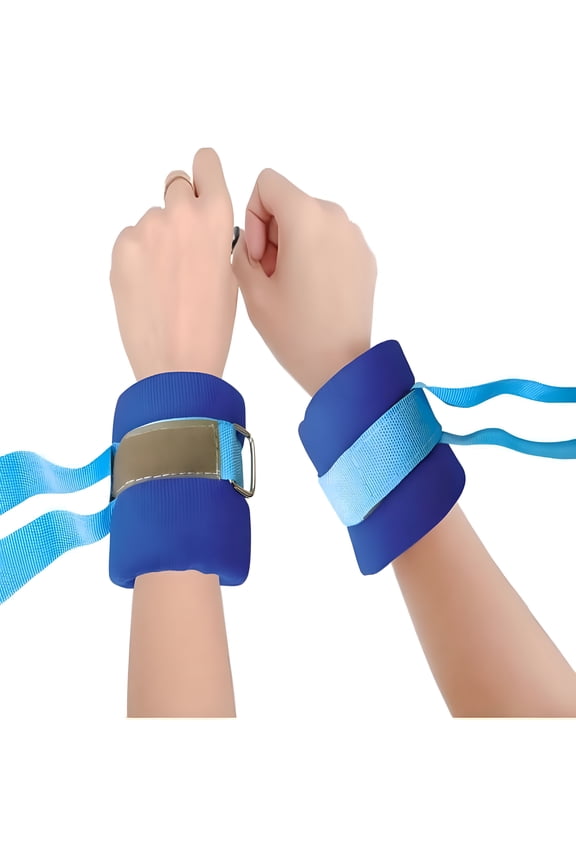 Medical Bed Wrist And Ankle Restraints Limb Holders, Soft Sponge Material Hand And Leg Restraint Kit for Patient And Elderly