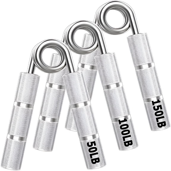 BESTSKY Metal Hand Grip Set,50Lb-400Lb No Slip Heavy-Duty Grip Strengthener,Wrist&Forearm Hand Exerciser,Home Gym,Hand Gripper Grip Strength Trainer