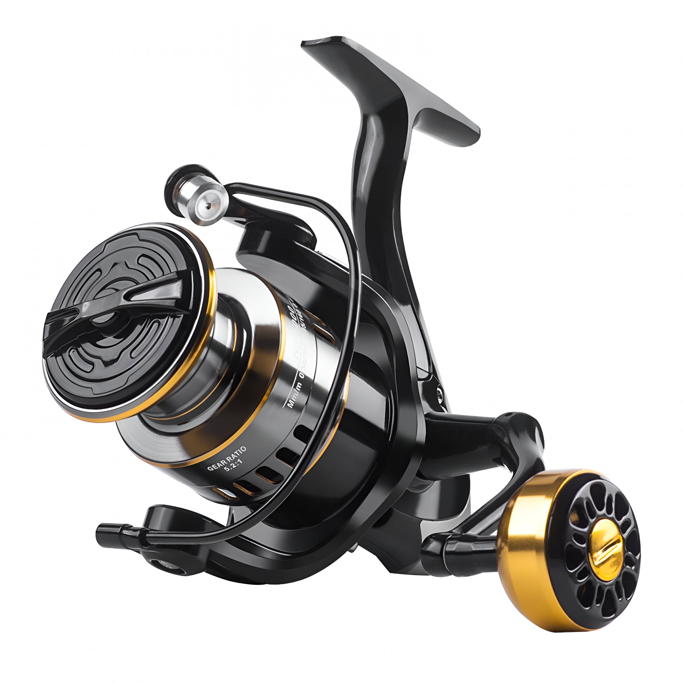 BESTSKY Micro Compact Spinning Reel, Spinning Fishing Reels for Saltwater  Freshwater 3000 4000 5000 6000 7000 Spools Ultra Smooth, Ultralight  Powerful Trout Bass Carp Gear - Walmart.com