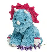 BESTSKY Microwavable & Weighted Stuffed Animals,Triceratops-Heated Stuffed Animal Plushie for Warmth & Comfort-Cute Soft Plush Toys for Adults & Children Boys,Girls,Babies & Toddlers