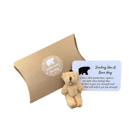 BESTSKY Mini Plush Bears Little Pocket Bears Sending You a Bear Hug,Pocket Bears Cute Fun Animal Pocket Hug Gifts for Graduation Birthday Wedding