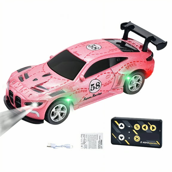 BESTSKY Mini Rc Car,Alloy Mini Rc Drift Car,3.1*8*2.7Cm Carros De Control Remoto 4X4