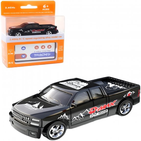 BESTSKY Mini Rc Drift Car,1/64 Scale Alloy Truck,Remote Control 4x4 Off-Road Vehicle,USB Rechargeable,Mini Toys for Kids Adult