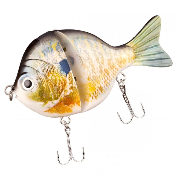 BESTSKY Minnow Fishing Lures Hard Plastic Two-section Jointed Fishing Lures 9cm 34.5g Sinking Bluegill Swimbait Glide Bait Crankbait Wobbler Bass Pike Tackle