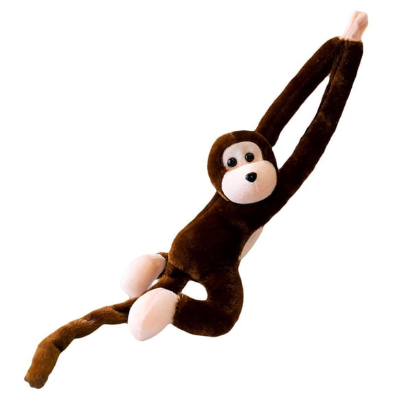 BESTSKY Monkey Stuffed Animal 60cm, Soft Plush Toy with Long Arms, Cute Brown Monkey Plush for Kids and Adults, Cozy Cuddly Animal for Bedroom Decor and Gift