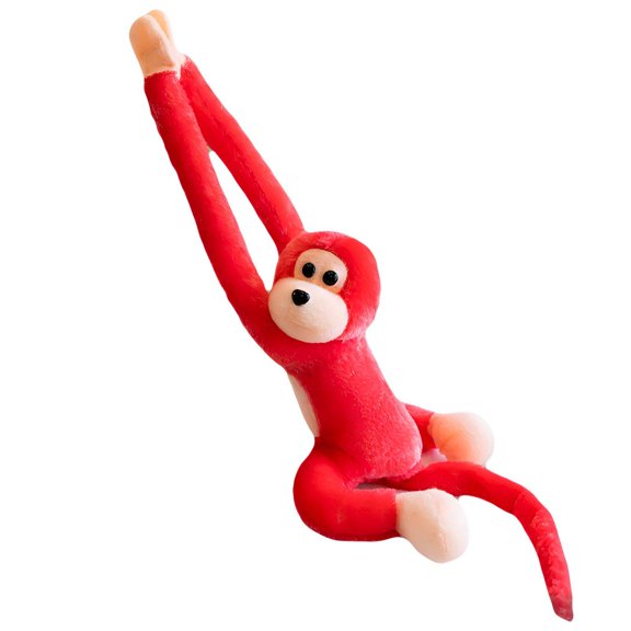BESTSKY Monkey Stuffed Animal,Multifunctional Decorative Piece Stuffed Monkey,Fun Toy and Ornament Monkey Toy,Red,60cm