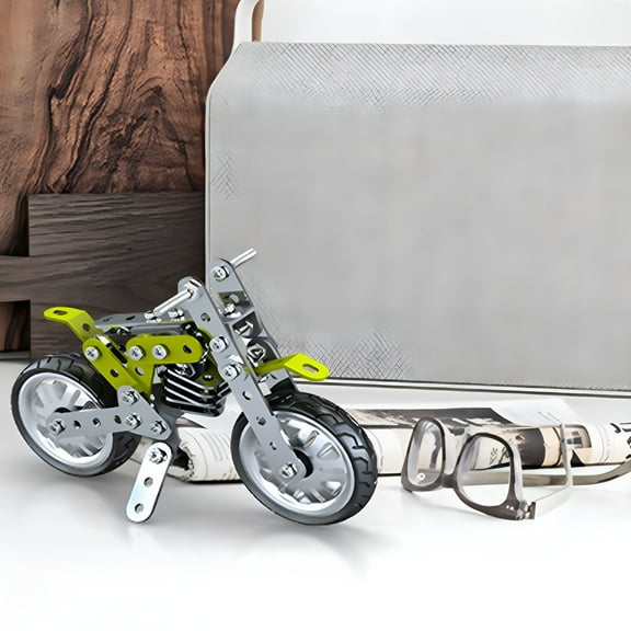 BESTSKY Motorcycle Erector Set,Stem Building Projects Toys for Kids 8-12+ Years Old,Metal Building Construction Model Kit,Motobike Building Blocks Educational Toys
