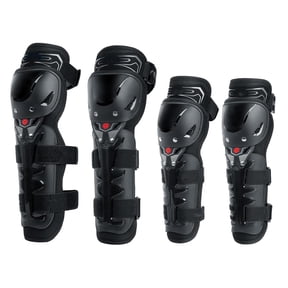 BESTSKY Motorcycle Knee Pads-Ce Level 1 Adjustable Motocross Knee and Elbow Pads Protective Shin Guards for Outdoor Cycling Racing Sports Knee Pads for Men