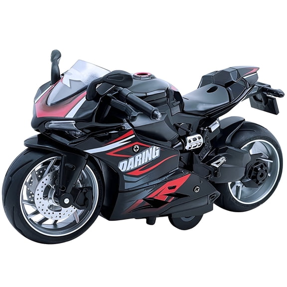 BESTSKY Motorcycle Model,Alloy Material ,Motorcycle Toy,Perfect Size Toys for 5-12 Year Old Boys,Black