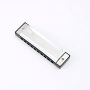 BESTSKY Mouth Organ,Cartoon Shape 10 Holes Key of C Blues Harmonica Mouth Orga,Clear Sound Harmonica for Kids,Sliver