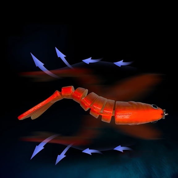 BESTSKY Multi-Jointed Bass Fishing Lures Freshwater Swimbaits Lifelike Glide Bait 5pcs Set 10cm 15g Realistic 3D Eyes