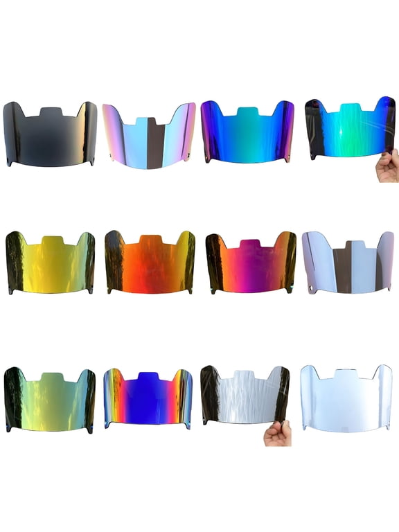 Multicolored Football Helmets Visors For Youth Eye Protection Eye Shield