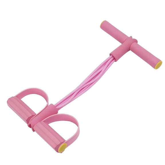 BESTSKY Multifunction Pedal Resistance Trainer with 6 Tubes,Elastic Exercise Bands with Handles,Full Body Workout Equipment for Home Gym 6 Tube Resistance Bands with Handles