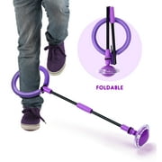 Mumba Kids Foldable Ankle Skip Ball Flash Jump Colorful Sports Swing Ball, Fitness Jump Rope Fat Burning Game for Adults