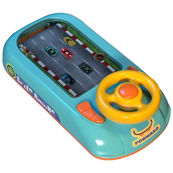 BESTSKY Musical Steering Wheel Toys for Boys 4-6,Toddler Simulated Driving Racing Car Game with Sound Age 3+ Year Old,Interactive Educational Learning Race Car Toy for Boys and Girls Birthday Gift