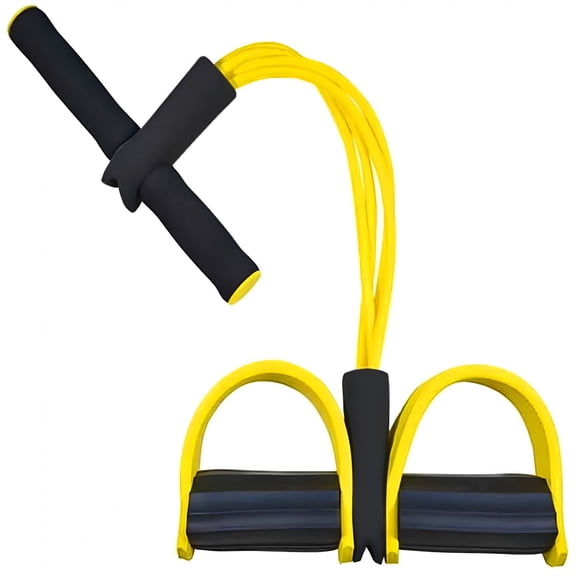BESTSKY Natural Latex Foot Pedal Elastic Pull Rope, Resistance Bands With Handles, High Tensile Strength, Home Workout Kit, Multi-function Tension Rope Fitness (28157cm)