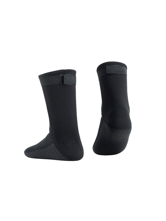 Neoprene Socks,Super Warmth Waterproof Socks for Men,Cold Protection Wetsuit Socks,Black-1
