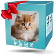 BESTSKY New Realistic Robot Cat, Robot Cat, That Acts Like A Real Pet for Adults - Walking, Meowing, Tail Wagging