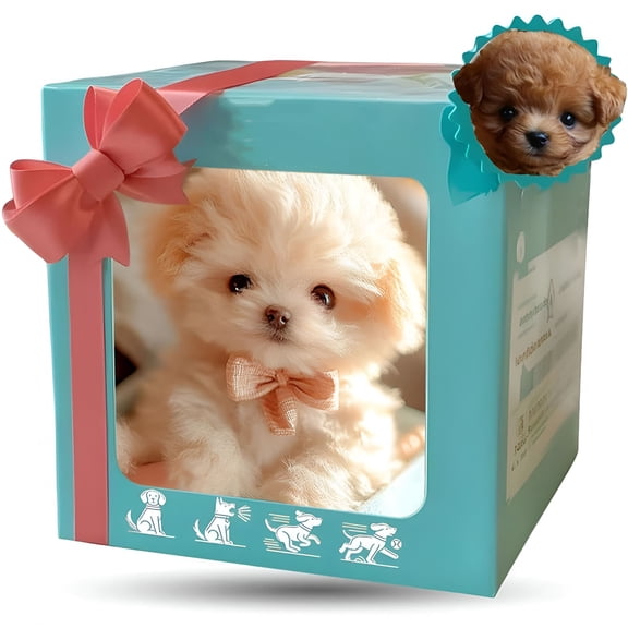 BESTSKY New Robot Dog That Acts Like a Real Puppy Walking Stuffed Dog, Walking, Barking, Tail Wagging