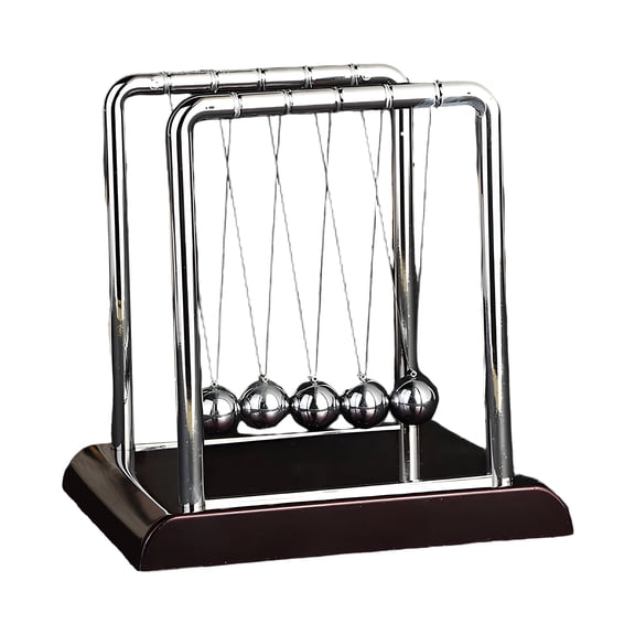 BESTSKY Newtons Cradle,Desktop Learning Gadget Newton Cradle,Precision Balanced Balls Pendulum,Style4