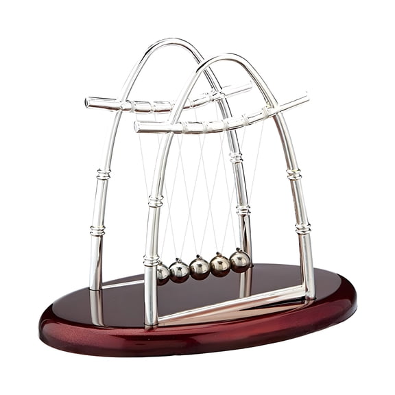 BESTSKY Newtons Cradle,Interactive Physics Newton Newton Cradle,Stable Balanced Pendulum Newtons Cradle Pendulum,Style1