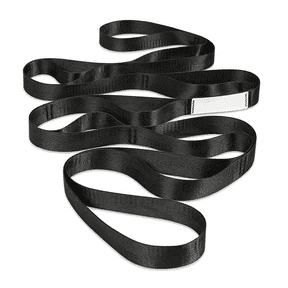BESTSKY Non-Elastic Stretching Strap with Loops for Physical Therapy & Rehab, Knee Hip Leg ROM Post-Surgery, Yoga Strap for Stretching, Leg Lifter Strap Mobility Aid, Hamstring Calf Back