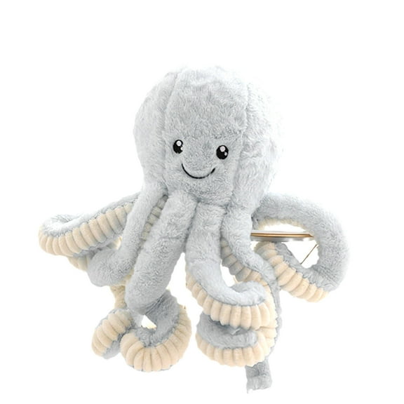 BESTSKY Octopus Plush,18cm Cute Design Baby Stuffed Animals,Soft Plush Kids Favorite Small Stuffed Animals,White
