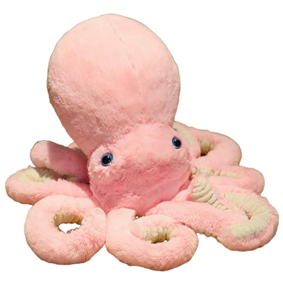 BESTSKY Octopus Plush Animal Stuffed Toys Funny Stuff Cute Simulated Octopus Weighted Stuffed Animals Pink 30cm