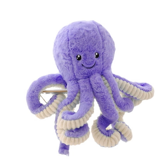 BESTSKY Octopus Plush Toy, 7 Inch Purple Stuffed Animal, Soft Sea Creature Pillow for Kids Bedtime Cuddles, Home Decor Gift