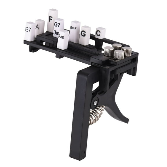 BESTSKY One-Key Ukulele Chord Trainer Uke Chord Learning Assisted Tool Ukelele Chord Practice Tool 9 Chords for Ukulele Beginners