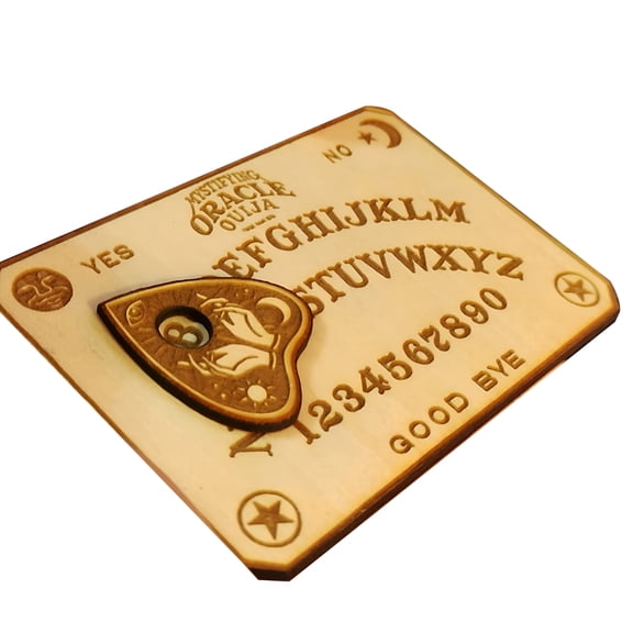 BESTSKY Ouija Talking Board with Triangular Pointer, Mystical Fortune Telling Puzzle for Spiritual Exploration, Party, and Game Night