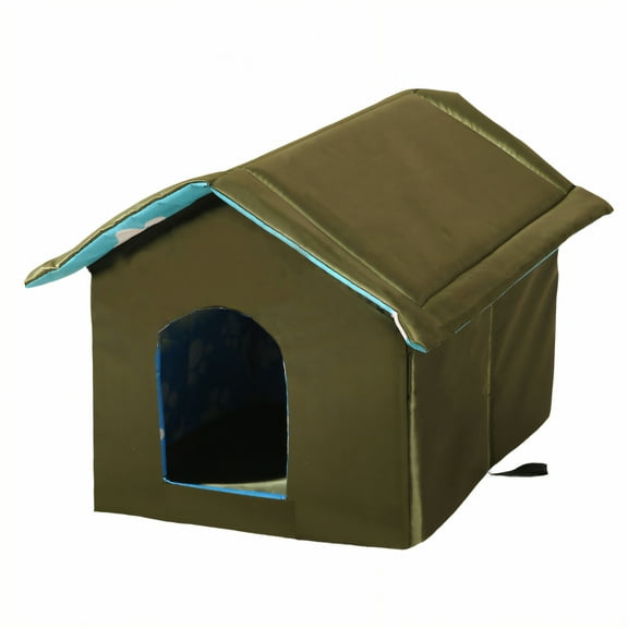 BESTSKY Outdoor Dog House,No Water Accumulation Indoor Dog House,Reinforced Inner Layer Dog Tent,L