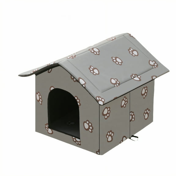 BESTSKY Outdoor Dog House,Wind-Resistant Indoor Dog House,House-Shaped Design Dog Tent,S