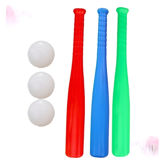 BESTSKY Outdoor Playset Set Children Boys for Batting + Bats Baseball Skill and Toys Outdoor Game Sports Toy Balls Bat Practice Training Kids Outdoor Toys