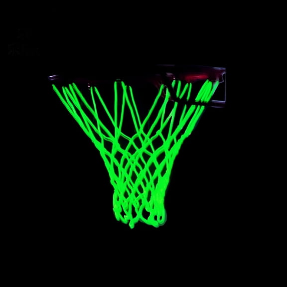 BESTSKY Outdoor Rim Nylon Net Glowing Net Basketball In Dark Sports Accessories